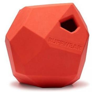 Ruffwear Hundespielzeug aus Gummi, Gnawt-a-Rock, Futter und Leckerli Aufbewahrung, One Size, Rot