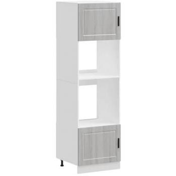 Porto Grey Sonoma Engineered Wood Oven Cabinets 2 Piece Set