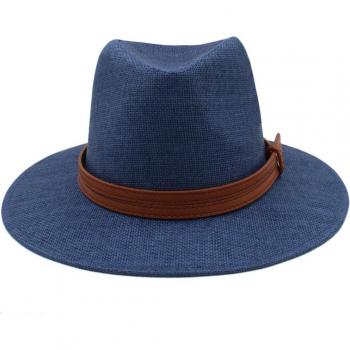 Fedora Paja Premium para Viajes al Aire Libre 7-1/4 US / L UK