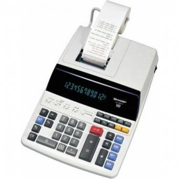 Sharp 12-Digit Digitron Display 2 Colour Printing Calculator SH-EL2607V