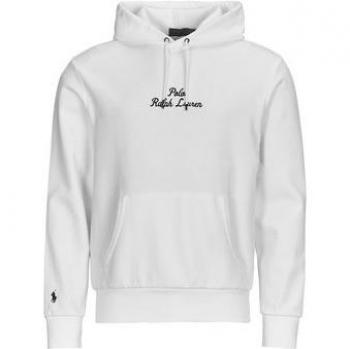 Polo Ralph Lauren Men's White Sweatshirt with Double Knit Tech