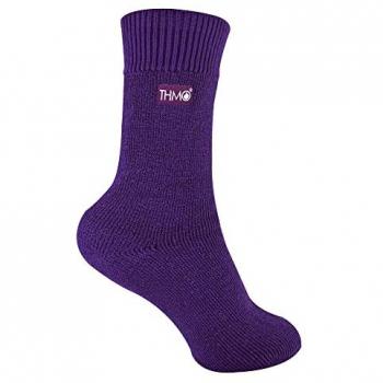 THMO Kids Fluffy Fleece Thermal Winter Socks for Boys & Girls (4-6 Years)