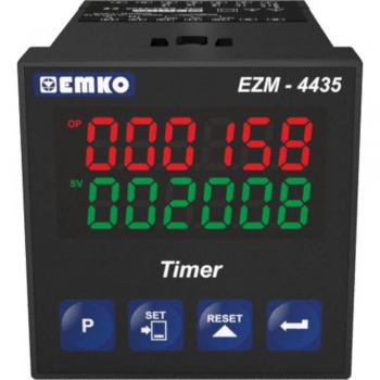 Emko EZM-4435.2.00.0.1 Timer, Digital, Schwarz