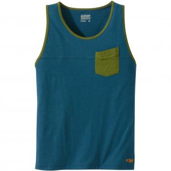 Herrenaxis Tank von Outdoor Research, Pfauenfarben, XL