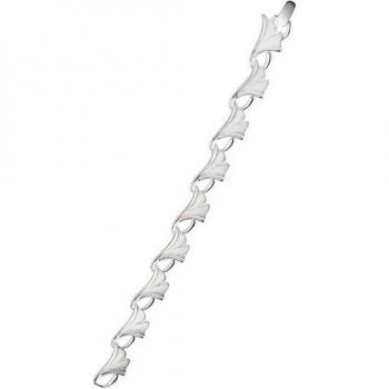Elegantes Silberarmband Ginko von JOBO, 19 cm