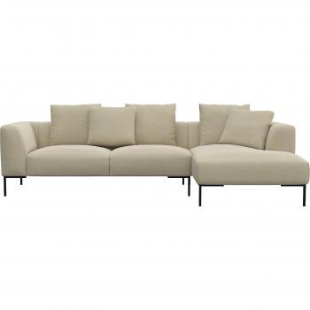 Sava Komfortsofa von FLEXLUX, inklusive Dekokissen
