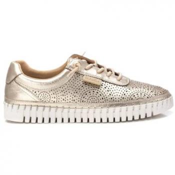 Carmela 162327: Zapatos de Piel y Cordones en Oro