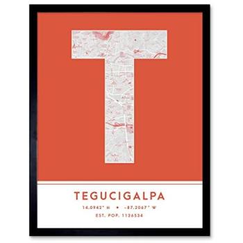 Stylish Honduran Capital Wall Decor
