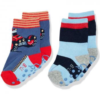Sterntaler Baby-Jungen Socken Abs-Söckchen DP Strandbuggy, Blau (Nachtblau 366)