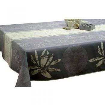 Nappe Rectangulaire 150x240 cm Lotus – traitement déperlant et anti‑tache