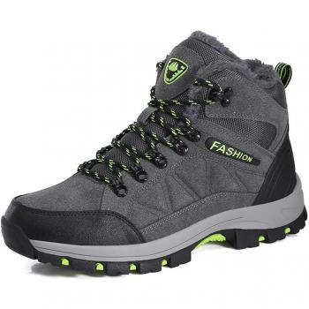 LiYa Outdoor-Wanderschuhe Damen – Winterschuh, Grau, EU 44