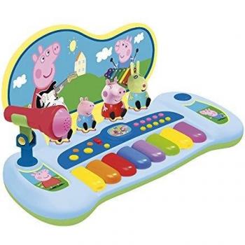Orgue Peppa Pig avec personnages, micro et mélodies