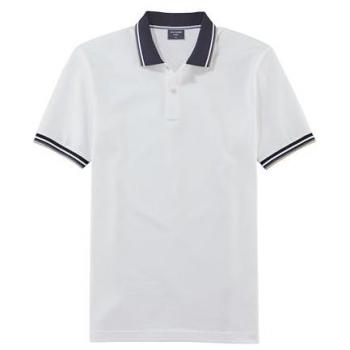 Olymp Poloshirt „Casual“ mit kontrastreichen Farbakzenten