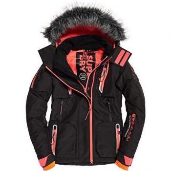 Ultimate Snow Action Jacke für Damen – Superdry – Schwarz – 10 S