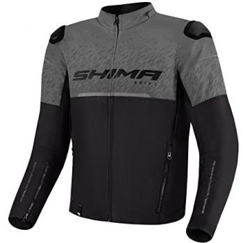 Veste textile de moto SHIMA Drift Noir Gris XL