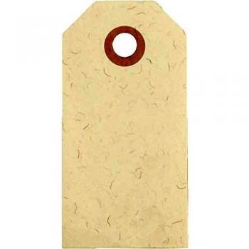 Étiquettes de Noël, 4x8 cm, 250 gr, Naturel, 20 Pièce