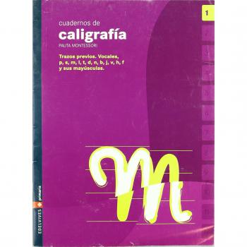 Cuaderno 1 de caligrafia Pauta Montessori