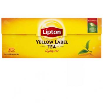 Té Lipton Negro Yellow Label 25 Bolsitas