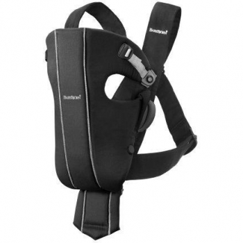 BABYBJÖRN Original Cotton Baby Sling, Black Spirit