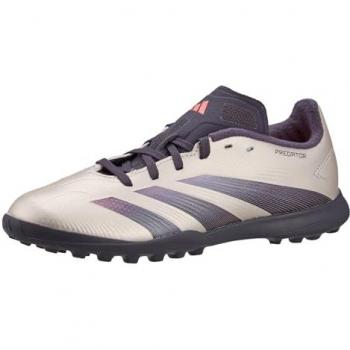Adidas Tacos Predator League Pasto Sintético Kids Platinum Gris
