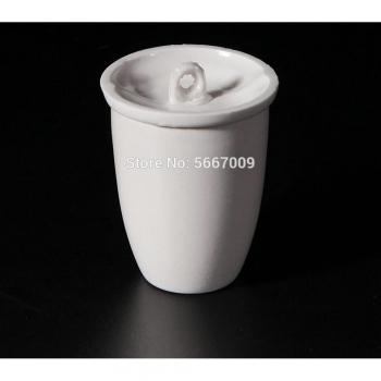 Crisol Volatilizante Cerámico 20 mL con Cubierta – Lote 10 Unidades