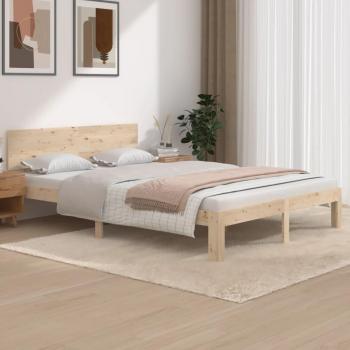 Cama Genova de Madera Natural 140x200 cm