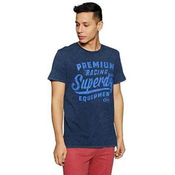 Tee-shirt Superdry Premium Equipment, Blu, XXL Homme