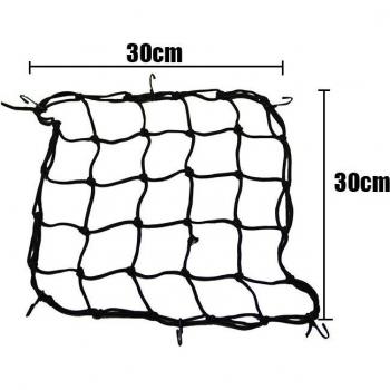 Filet de rangement élastique pour moto 40x40cm