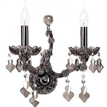 Chiaro 477020502 Applique Intérieure Classique Nickel 2 Lampes Bougies