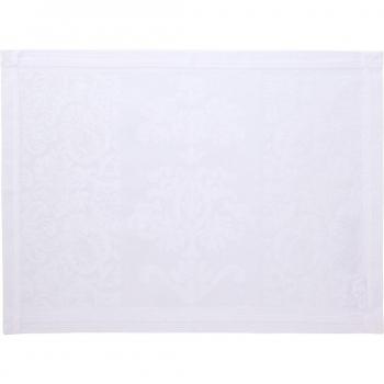 Tissu Jacquard Français Siena Blanc