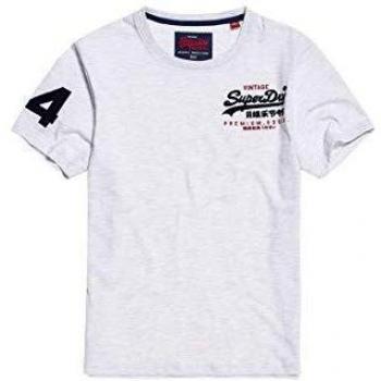 Superdry T-Shirt Premium Goods Duo Essntial, Grigio