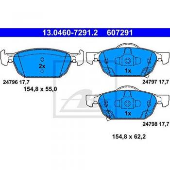 ATE 13.0460-7291.2 Brake Pads