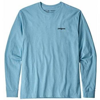 Patagonia T-shirt Homme à manches longues Fitz Roy Horizons Responsibili-Tee, Bleu
