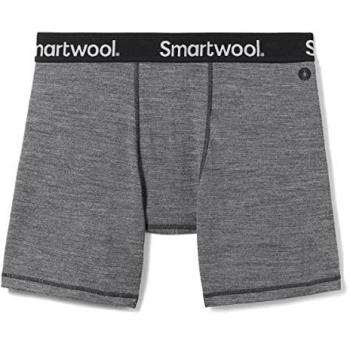 Bóxer Smartwool Brief Medio Sombra Negra