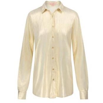 Moda Minx Strahlende Bluse mit langen Ärmeln