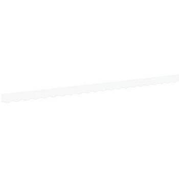 Toile d'auvent blanc 4,8 m sur 0,2 m – bande pour cadre de store 5 m