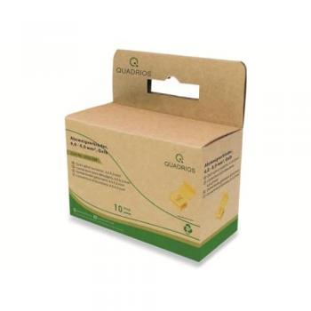 Boîte de 10 connecteurs jaunes Quadrios 2010c388 – 4,0‑6,0 mm²