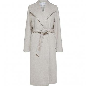 Cappotto Beige con Cintura per Donna