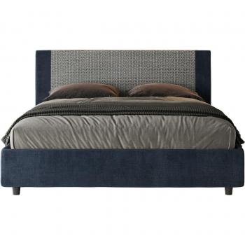 Cama “Labirinto 09 Azul Rosado” 160x200 con Base de Lona