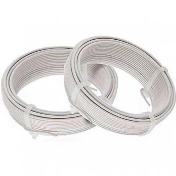 Amagabeli Home Guard 2mm 25m Filo Plastificato Bianco 2Pcs