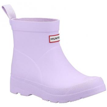 Hunter Niños Grandes Diversión Niñas Wellington Malva Templado Reino Unido 13