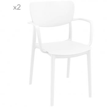 Sedia Messina Bianco (2 pezzi)