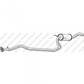 Silenziatore di scarico centrale Bosal 286-323 con design elegante