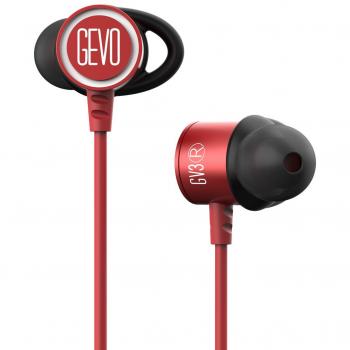 Gevo Gv3 Sport Kopfhörer mit Mikrofon, In-Ear Design und gutem Bass, Tasche enthalten