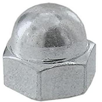 Écrou borgne acier zingué blanc 10mm x2