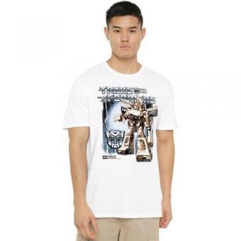 Men’s Transformers Prowl Box 40th Celebration Tee – Off-White