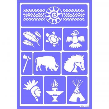 Schmuck & Kosmetik: Make-Grim Schablone Alles