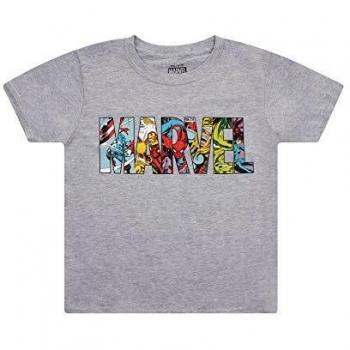 Marvel Character Cotton T-Shirt Grey (Kids)