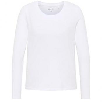 Mustang Damen Bluse Elly Regular Fit Weiß