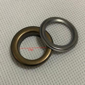 17mm Rutschfester Innenstoff mit gebogenen Ösen – Geeignet für Jeans, Leder und DIY-Zubehör